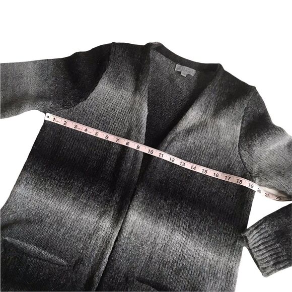 Joseph A Gray Ombré Stripe Long Line Cardigan Sz M - Picture 5 of 11